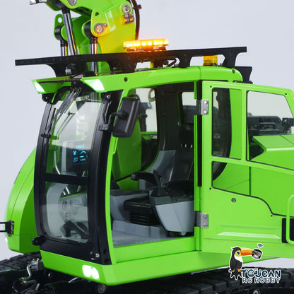 Verbesserter 1/14 RC Hydraulikbagger LR 914 5-Wege-Ventil Elektrobagger Modell RTR Baufahrzeug Frsky X14 Funkbatterie