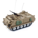 TD 1/16 RC Tank M2412-C M113A2 APC Infrared Turret Rotary 360 Degree Remote Control Electric Military Vehicle Metal Wheels