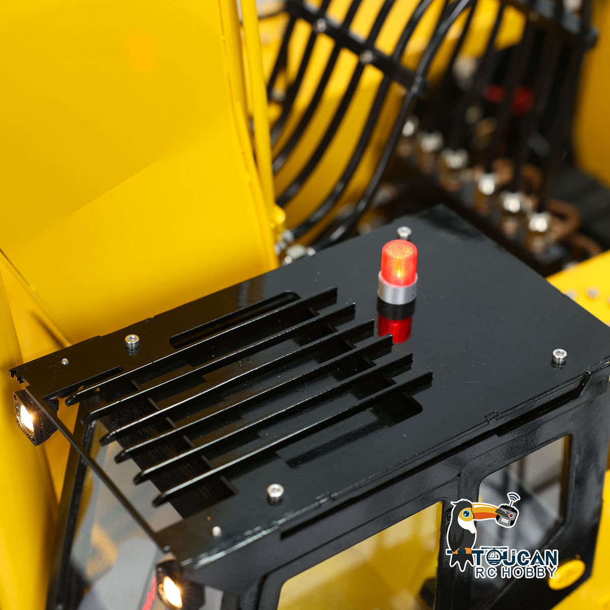TYMX PC1250 Metal 1/8 RC Hydraulic Excavator Heavy Duty Construction Vehicle Brushless Motor for Model Collectors