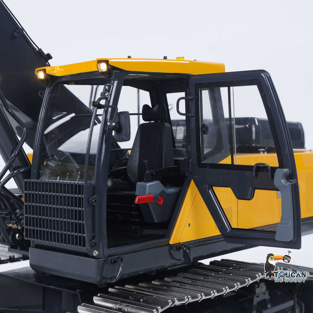 FROG-E400 1/14 Scale 25KG Heavy Metal Hydraulic Crawler Excavator 3 Pumps 4CH Valve Frsky X14