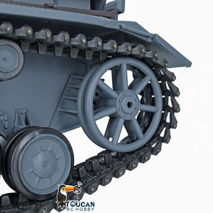 Henglong 1/16 TK7.0 Plastic German Panzer IV F2 3859 RTR RC Tank Model Infrared Combat BB Pivot Steering Smoke Unit Metal Barrel