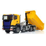Toucanhobby G88 1/14 Metal 8x8 RC Hydraulic Roll On Off Dump Truck 3 Speed Transmission Differential Lock ST8 Controller for Construction Collectors