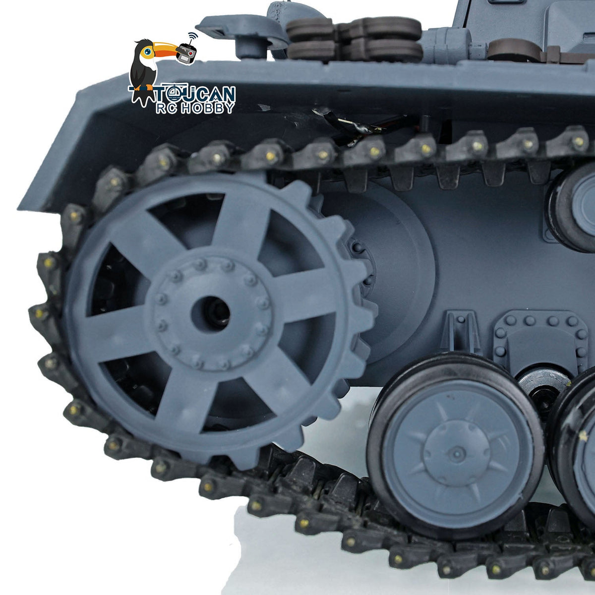 Henglong 1/16 Plastic TK7.0 3858/3859 German Panzer IV F2 F RTR RC Tank FPV Infrared Comkbat 360 Degrees Turret Smoke BB Steel Driving Gearbox Metal Barrel