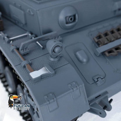 Henglong 1/16 TK7.0 Plastic German Panzer IV F2 3859 RTR RC Tank Model Infrared Combat BB Pivot Steering Smoke Unit Metal Barrel