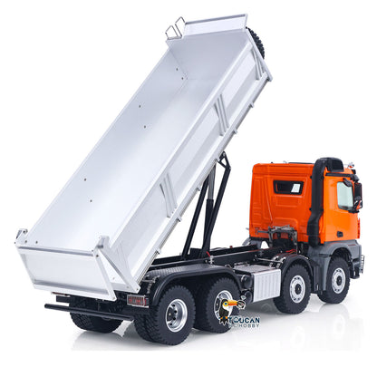 TOUCAN RC HOBBY Fast Free Shipping Kabolite 1/14 Electric RC Dump Truck K5703 8X8 Remote Control Tipper Model 2Speed Transmission Lights Sounds Battery Charger