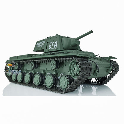 Henglong 1/16 TK7.0 Plastic Panther G Soviet KV-1 RTR RC Tank 3879/3878 Model BB IR Smoke FPV 360 Degrees Turret Metal Barrel Steel Gearbox