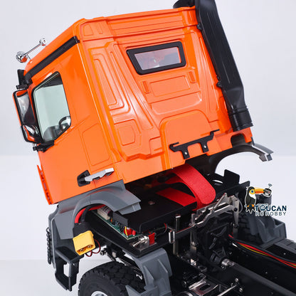 TOUCAN RC HOBBY Fast Free Shipping Kabolite 1/14 Electric RC Dump Truck K5703 8X8 Remote Control Tipper Model 2Speed Transmission Lights Sounds Battery Charger
