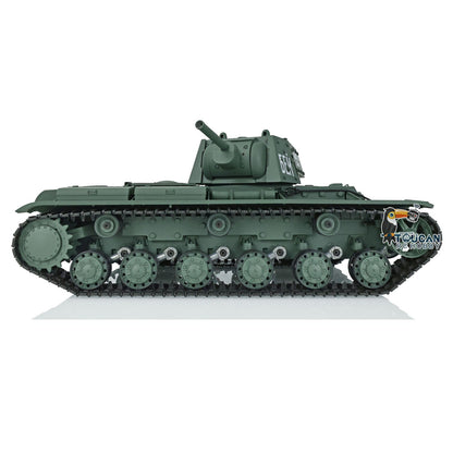 Henglong 1/16 TK7.0 Plastic Panther G Soviet KV-1 RTR RC Tank 3879/3878 Model BB IR Smoke FPV 360 Degrees Turret Metal Barrel Steel Gearbox