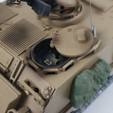 TD 1/16 RC Tank M2412-C M113A2 APC Infrared Turret Rotary 360 Degree Remote Control Electric Military Vehicle Metal Wheels
