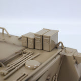 TD 1/16 RC Tank M2412-C M113A2 APC Infrared Turret Rotary 360 Degree Remote Control Electric Military Vehicle Metal Wheels