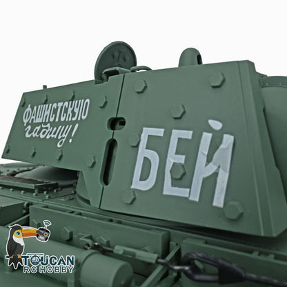 Heng Long TK7.0 1/16 T72 3939 Soviet Union KV-1 3878 RC Tank FPV 360 Degree Turret BB IR Metal Barrel Tracks Drive Idler Road Wheels