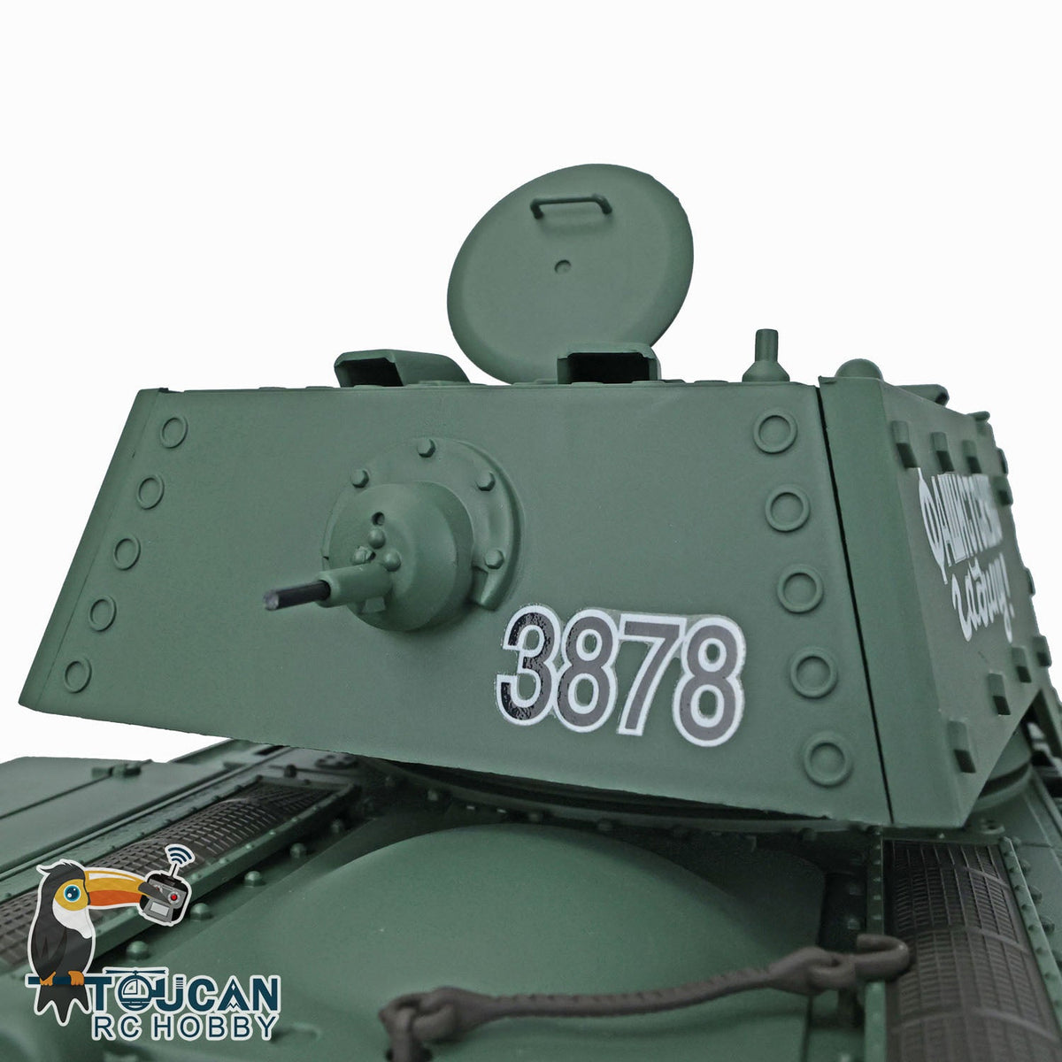 Heng Long TK7.0 1/16 T72 3939 Soviet Union KV-1 3878 RC Tank FPV 360 Degree Turret BB IR Metal Barrel Tracks Drive Idler Road Wheels