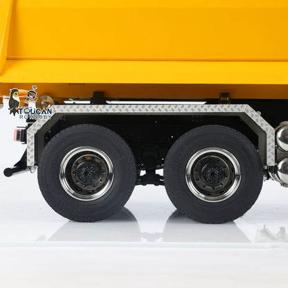 TOUCAN RC HOBBY  G88 1/14 Metal 8x8 RC Hydraulic Roll On Off Dump Truck 3 Speed Transmission Differential Lock ST8 Controller for Construction Collectors