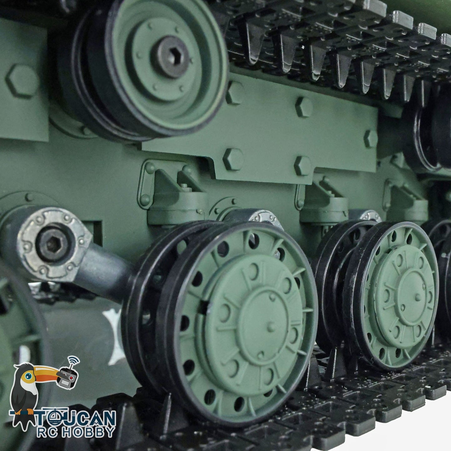 Henglong 1/16 TK7.0 Plastic Panther G Soviet KV-1 RTR RC Tank 3879/3878 Model BB IR Smoke FPV 360 Degrees Turret Metal Barrel Steel Gearbox