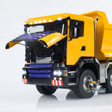 Toucanhobby G88 1/14 Metal 8x8 RC Hydraulic Roll On Off Dump Truck 3 Speed Transmission Differential Lock ST8 Controller for Construction Collectors