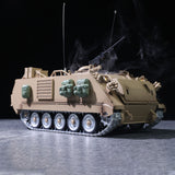 TD 1/16 RC Tank M2412-C M113A2 APC Infrared Turret Rotary 360 Degree Remote Control Electric Military Vehicle Metal Wheels