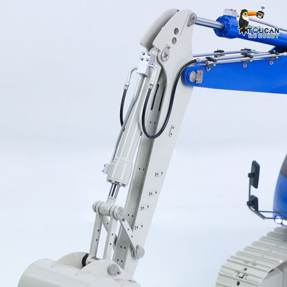TOUCAN RC HOBBY 1/14 Metal 3CH 2Arms RC Hydraulic Tracked Excavator JDM-208 R920 Radio Control Digger Engineering Vehicle Light Battery Motor