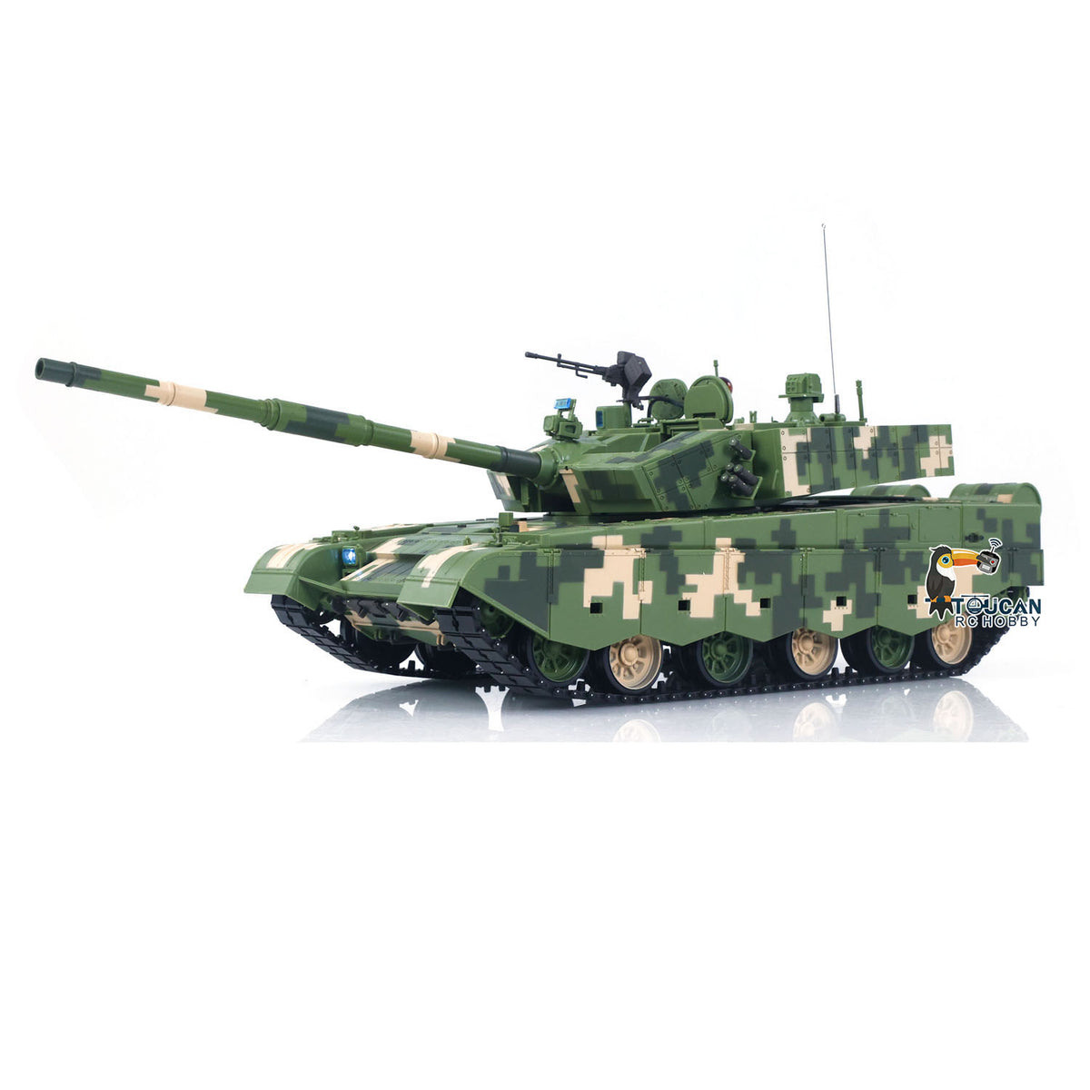 Henglong 1/16 TK7.0 Plastic China ZTZ 99A MBT RTR RC Tank 3899A with Barrel Recoil Infrared Combat Smoke Lights Sounds Effect