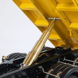 8x8 Hydraulic RC Dump Truck 1/14 Metal Remote Control Tipper Dumper Car Model With 3-speed Transmission Differential Lock Axles