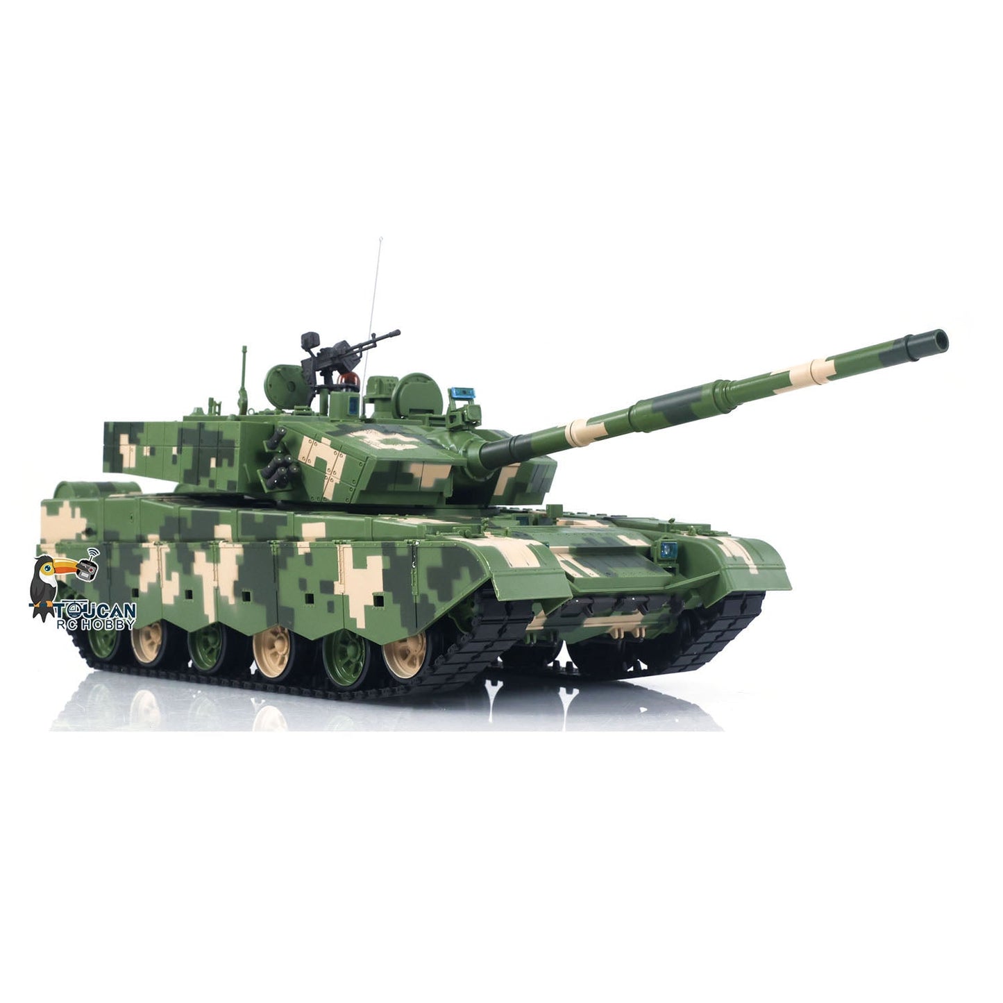 Henglong 1/16 TK7.0 Plastic China ZTZ 99A MBT RTR RC Tank 3899A with Barrel Recoil Infrared Combat Smoke Lights Sounds Effect