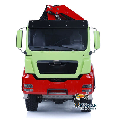TOUCAN RC HOBBY LESU 1/14 8X8 RC Hydraulic 3-Ways Dumper Truck for Remote Control Crane 2Speed Gearbox Tipper W/ Sound Light ESC Servo