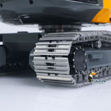 LESU Metal 1/14 Hydraulic RC Excavator MC15 4 Arms Remote Control Digger Model 9 Ways Valve Dual Pumps Light Sound Radio Battery