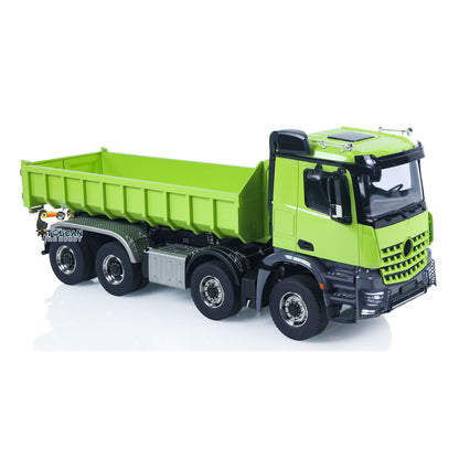 TOUCAN RC HOBBY 1/14 8x8 Metal Hydraulic RC Dumper Tipper Car Radio Control Full Dump Trucks with Standard Bucket Hobby Model DIY PNP