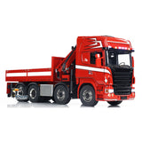 1/14 Hydraulic RC Crane Tractor Truck 8x8 Electric Car Quick Attached Bucket Standard Wheel Reduction Axle Three-speed Gearbo