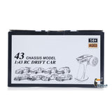 4310G RC Drift Car Ready to Run Motor ESC Servo Gyroscope LED Lights Battery Indoor Outdoor Racing Mini Car Gift for Adults