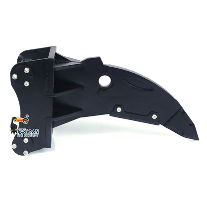 TOUCAN RC HOBBY TYMX 390F/395/374/1250 Metal Shear Scissors/Grab Buckets/Ripper Scarifier/Quick Released Coupler for 1/8 RC Hydraulic Excavator Model Parts