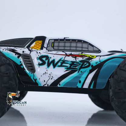 TOUCAN RC HOBBY 70KM/H High Speed Model SCY 16101PRO 1/16 Remote Control Big Tire Truck RC Off-Road Car 2847 Brushless Motor Metal Differntial