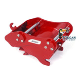 Metal GrabBucket Ripper Quick Coulpler Seven Toothed Rake Bucket For 1/8 Hydraulic Remote Control Digger 390F 395 374 RC Tracked Excavator PC1250 Model Accessory