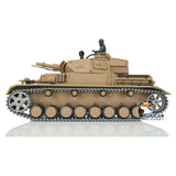 Henglong 1/16 Scale TK7.0 Upgraded German Panzer IV F Metal Version RTR Remote Controlled Tank 3858 360 Turret Smoke Sound FPV