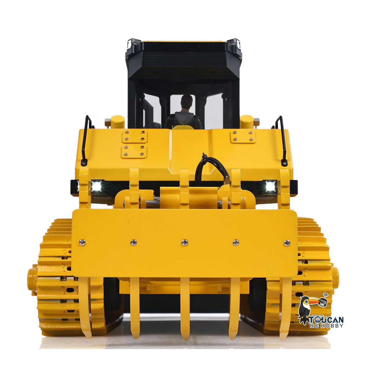 TOUCAN RC HOBBY D155AX  Metal 1/12 RC Hydraulic Bulldozer Remote Control Engineering Vehicle 7 Valves Heavy Duty Model Brushless Motor