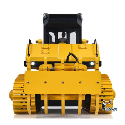 TOUCAN RC HOBBY D155AX  Metal 1/12 RC Hydraulic Bulldozer Remote Control Engineering Vehicle 7 Valves Heavy Duty Model Brushless Motor