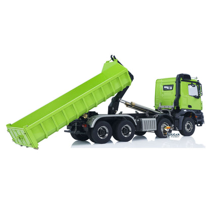 TOUCAN RC HOBBY 1/14 8x8 Metal Hydraulic RC Dumper Tipper Car Radio Control Full Dump Trucks with Standard Bucket Hobby Model DIY PNP