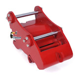 Metal GrabBucket Ripper Quick Coulpler Seven Toothed Rake Bucket For 1/8 Hydraulic Remote Control Digger 390F 395 374 RC Tracked Excavator PC1250 Model Accessory