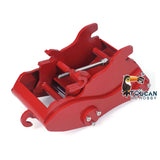 Metal GrabBucket Ripper Quick Coulpler Seven Toothed Rake Bucket For 1/8 Hydraulic Remote Control Digger 390F 395 374 RC Tracked Excavator PC1250 Model Accessory