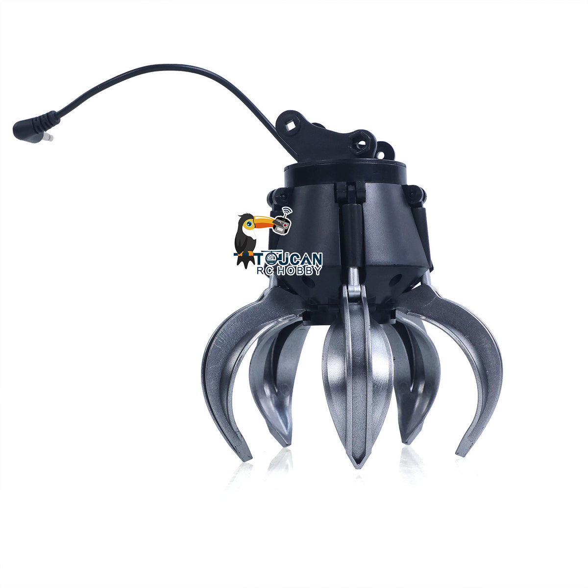 TOUCAN RC HOBBY 1/14 HUINA RC Metal Excavator Model Toys 1594 Radio Control Digger Light Sound Battery