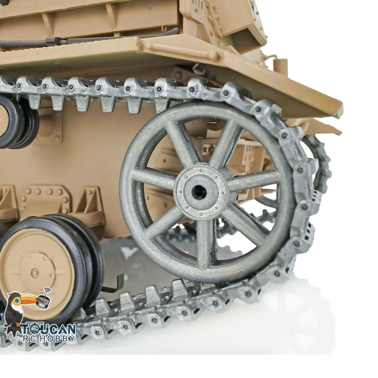 Henglong 1/16 TK7.0 Promotion German Panzer IV F 3858 RTR RC Tank 360 Degrees Turret Smoke IR BB Metal Barrel Sprockets Idlers Wheels Tracks Gearbox