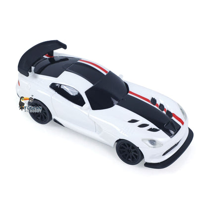 1:43 Remote Control Drift Car LED Effects RC Racing Vehicles AWD Battery Charger Mini Model Toy for Enthusiasts and New Players