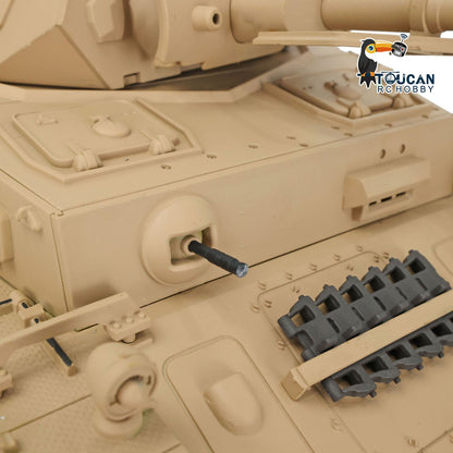 Henglong 1/16 TK7.0 Promotion 3858 German Panzer IV F RTR RC Tank Infrared Combat BB Unit Smoke Metal Tracks Sprockets Idlers Wheels Gearbox