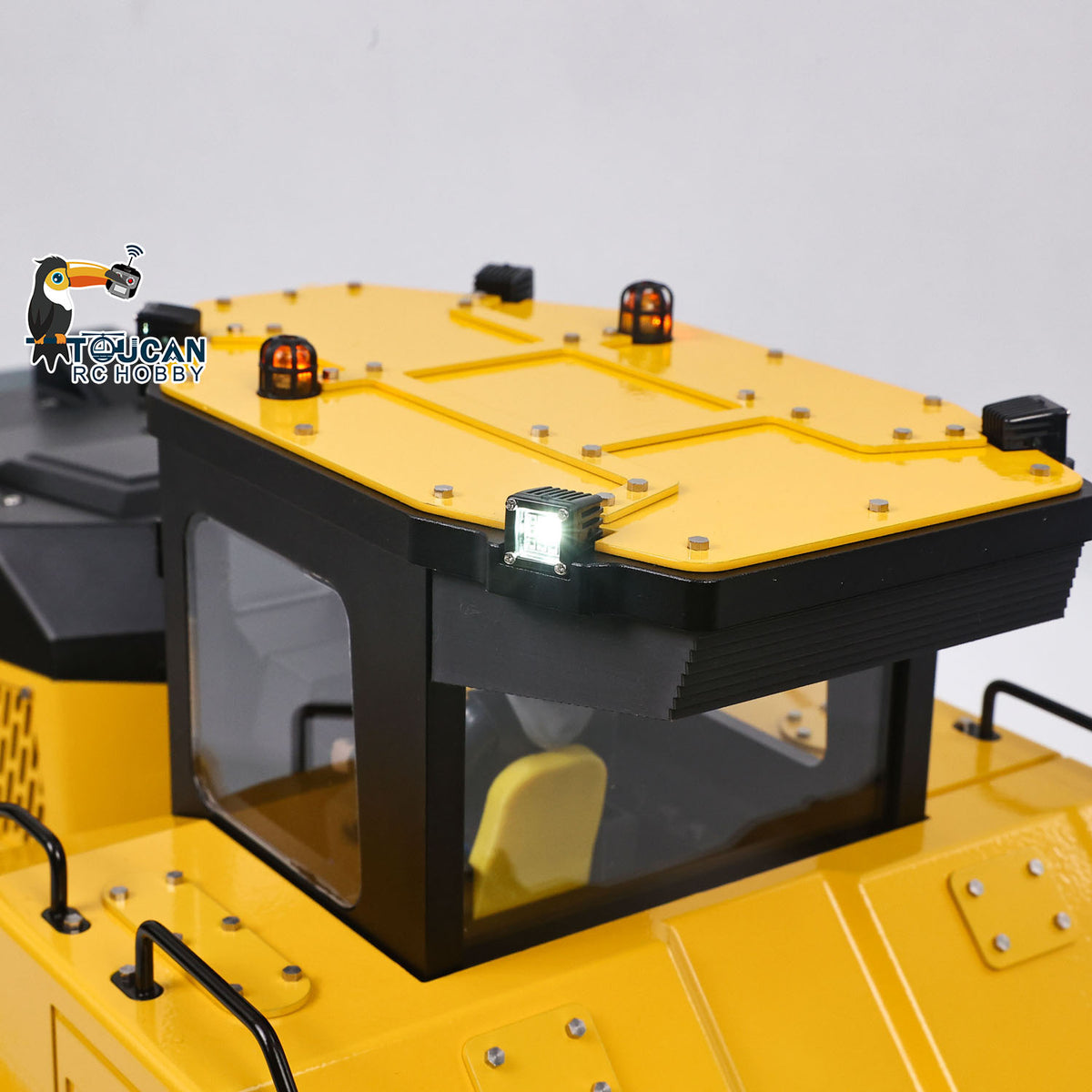 TOUCAN RC HOBBY D155AX  Metal 1/12 RC Hydraulic Bulldozer Remote Control Engineering Vehicle 7 Valves Heavy Duty Model Brushless Motor