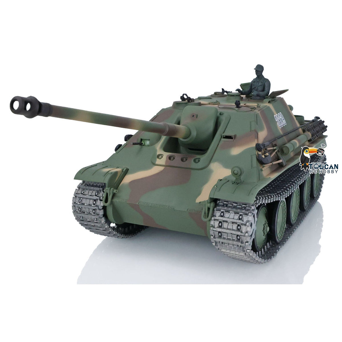 Henglong 1/16 TK7.0 Promotion German Jadpanther 3869 RTR RC Tank FPV Infrared Combat Smoke BB Unit Metal Sprockets Idlers Wheels Tracks Steel Gearbox