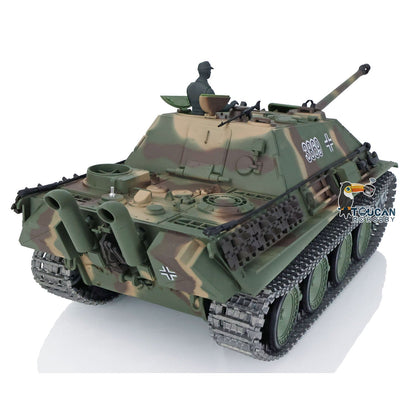 Henglong 1/16 TK7.0 Promotion German Jadpanther 3869 RTR RC Tank Smoke IR BB Unit Metal Idlers Sprockets Wheels Barrel Gearbox Tracks