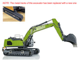 XDRC 1/14 Hydraulic Crawler Excavator 945 Radio Control Digger Construction Vehicle 3-Way Valve Brushless Drive Quick Coupler
