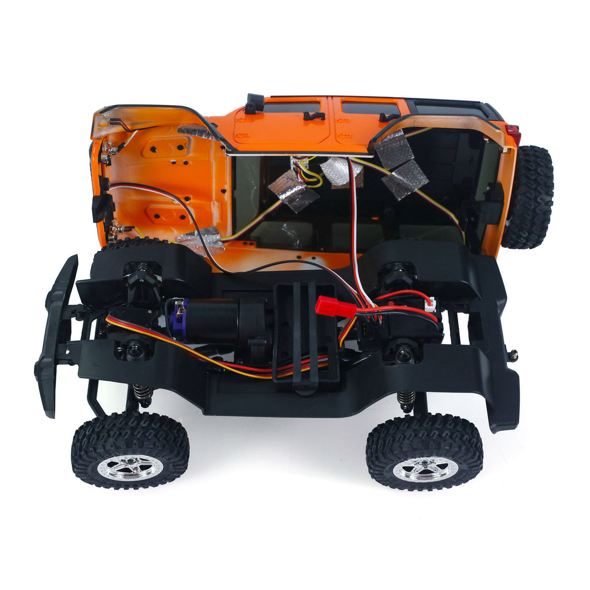1/18 RC Rock Crawler Auto 4*4 Fernbedienung Simulation Off Road Auto C8801 RTR Crawler Batterie 370 Gebürstet Motor ESC LED Lichter