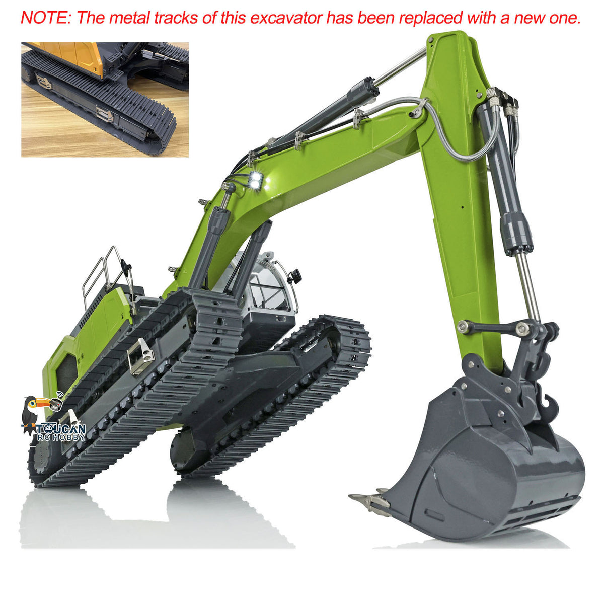 XDRC-BA-945 Ready to Run 1/14 Full Metal Hydraulic Crawler Excavator w/Radio, Battery & Charger