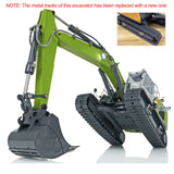 1/14 Scale Metal RC Excavator of 945 Hydraulic Radio Control Digger RC Truck Construction Vehicle Model Light Motor
