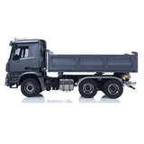 1/14 Hydraulic RC Dump Truck 6x6 Metal Radio Control Tipper Car 3-speed Gearbox with Light Sound System Differential Lock Axles